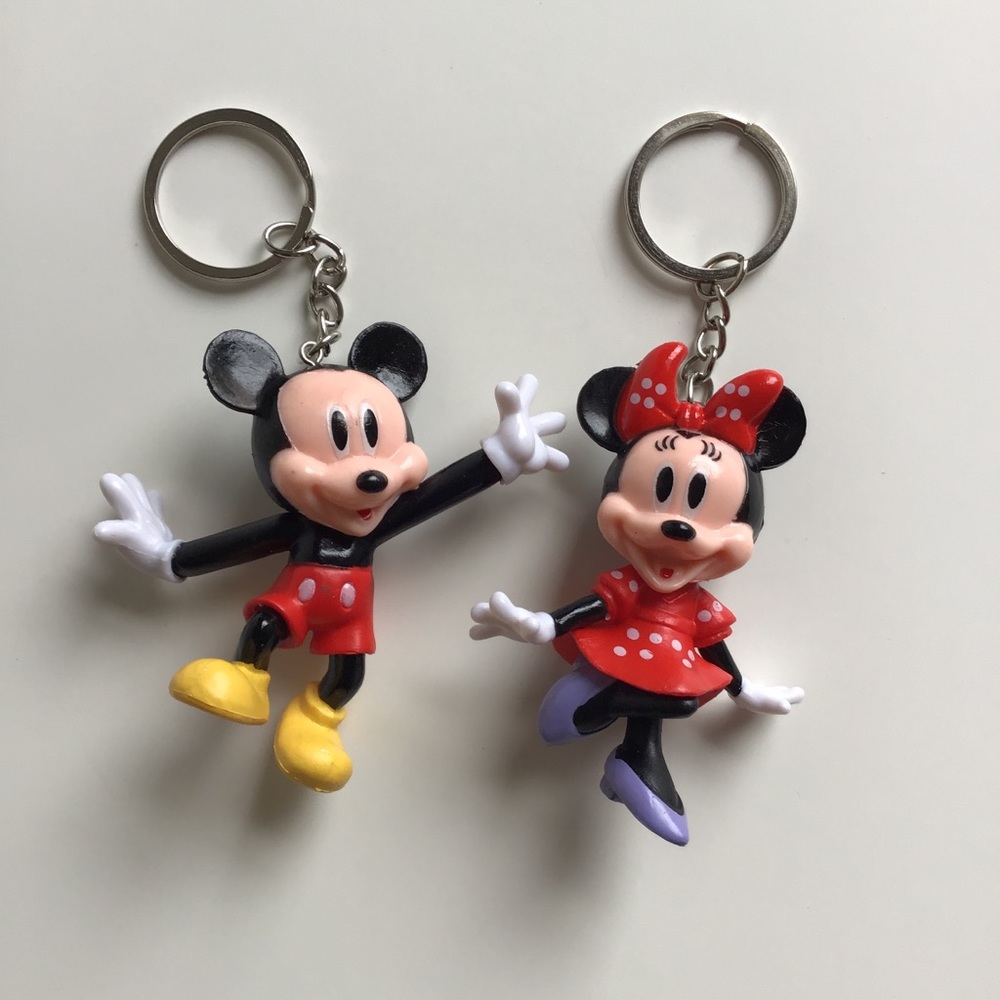 Disney Mickey Minne Mouse character key Chain